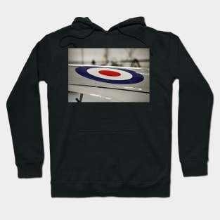 Roundel on the wing of a Spitfire Hoodie